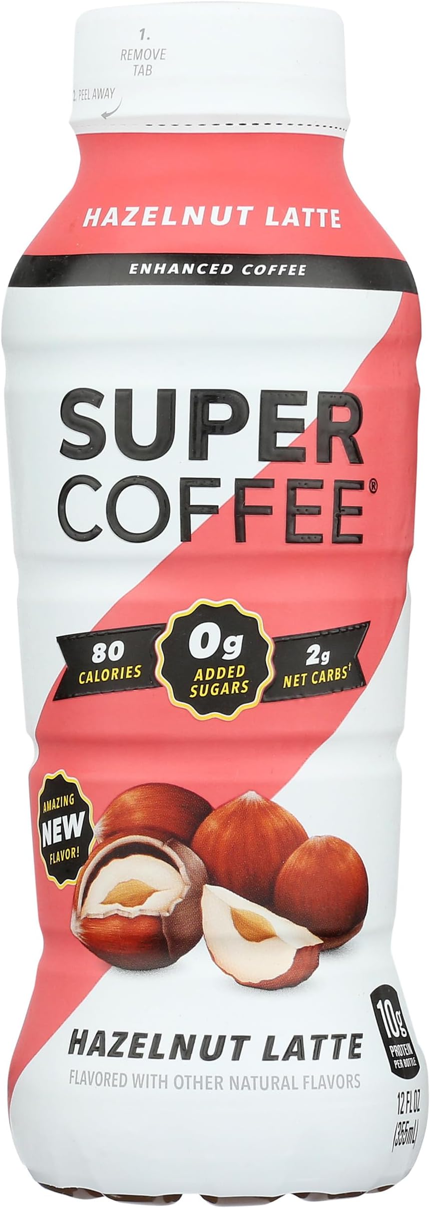 Kitu, Super Coffee Protein MCT Oil Hazelnut, 12 Fl Oz