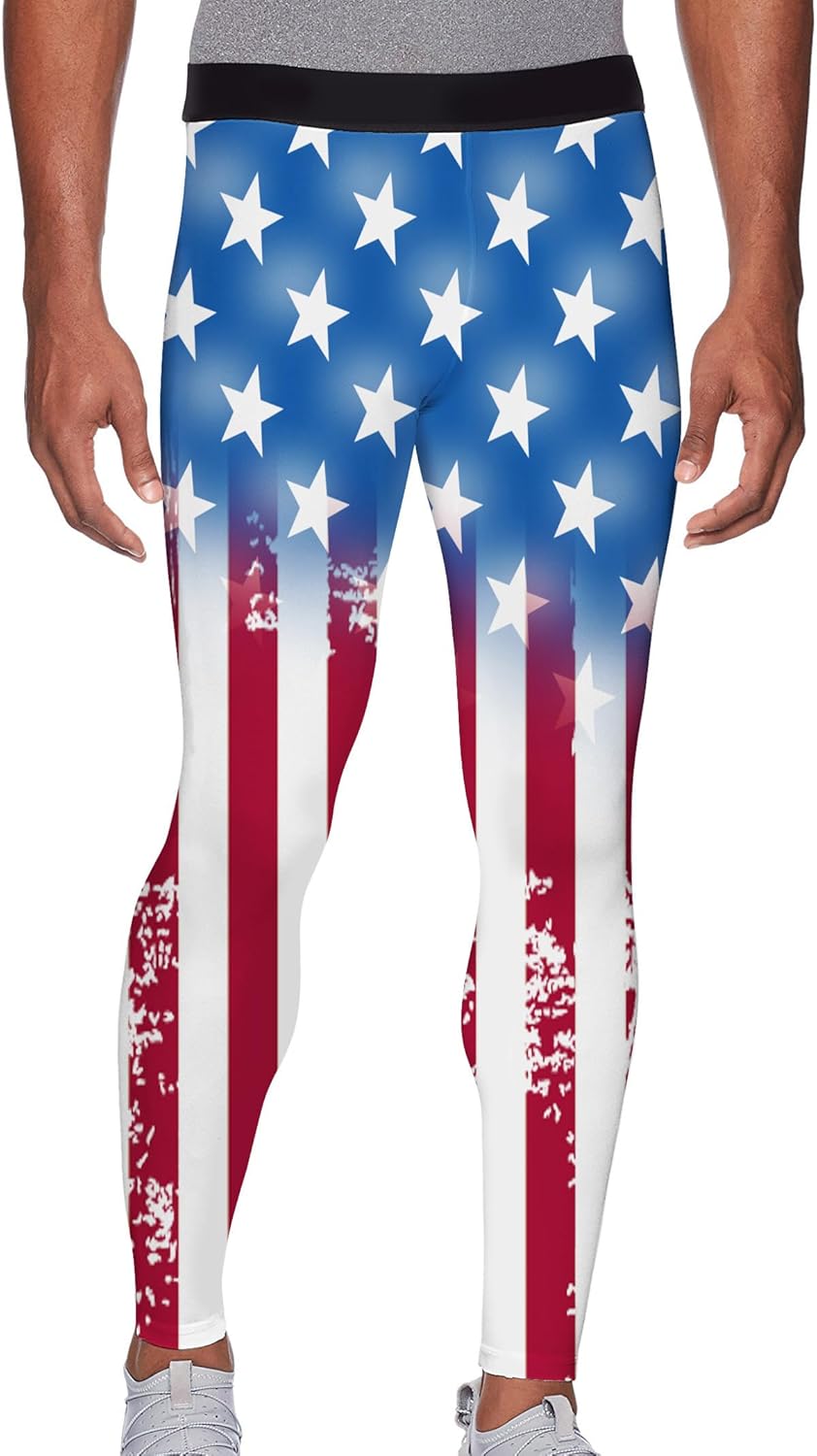 Zimperad Men's Compression Pants, Cool Dry Athletic Workout Running BJJ, MMA, Muay Thai Tights Leggings