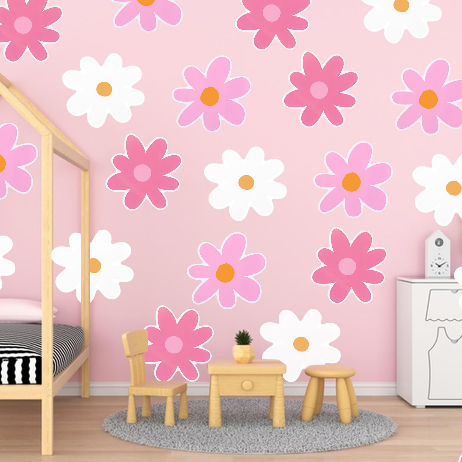 GEEHUA 36Pcs Daisy Wall Decals - Image 4