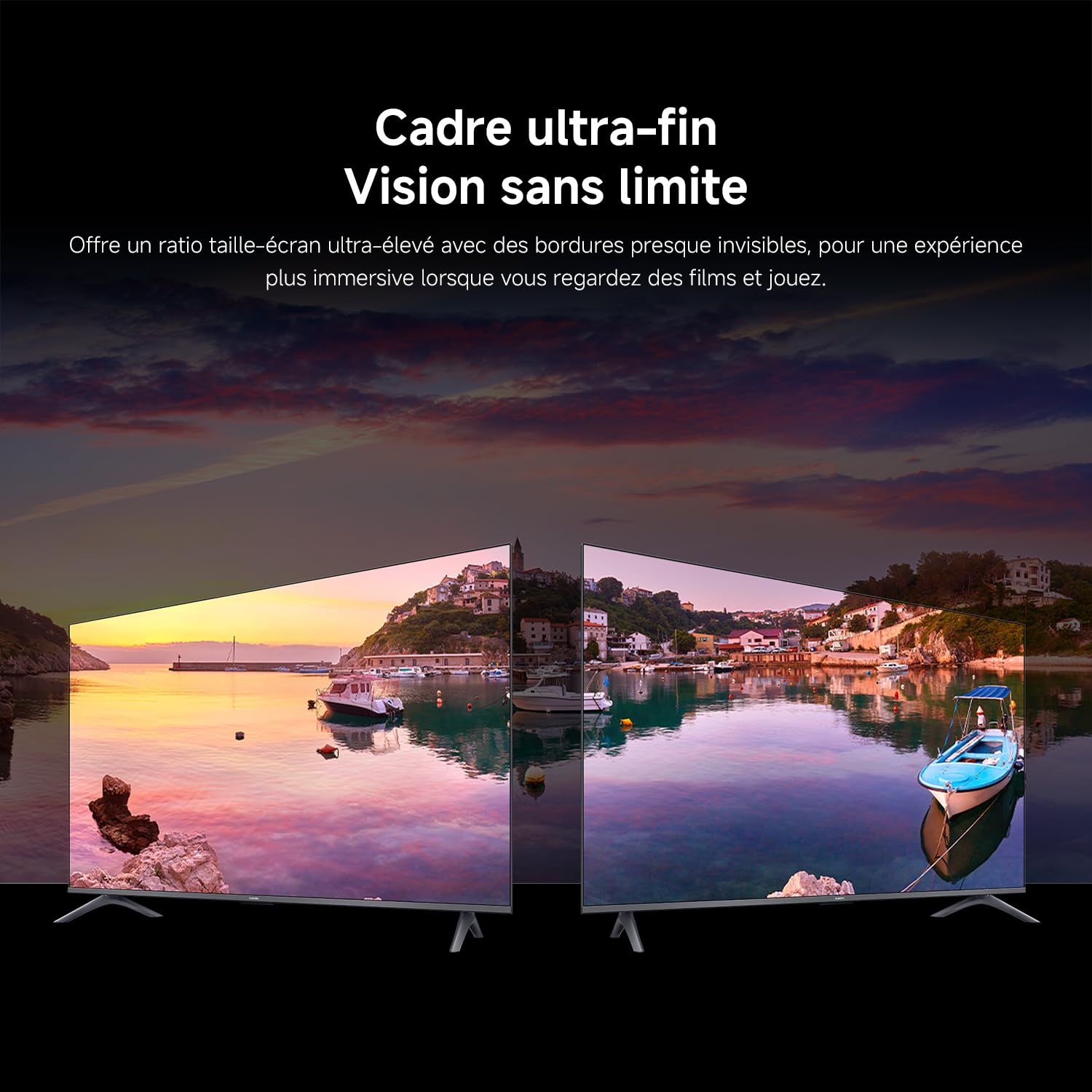 XIAOMI TV A Pro 50 127 cm 50 Pouces 4K UHD QLED Smart TV Google TV HDR10 Game Boost 120Hz MEMC 2Go+8Go