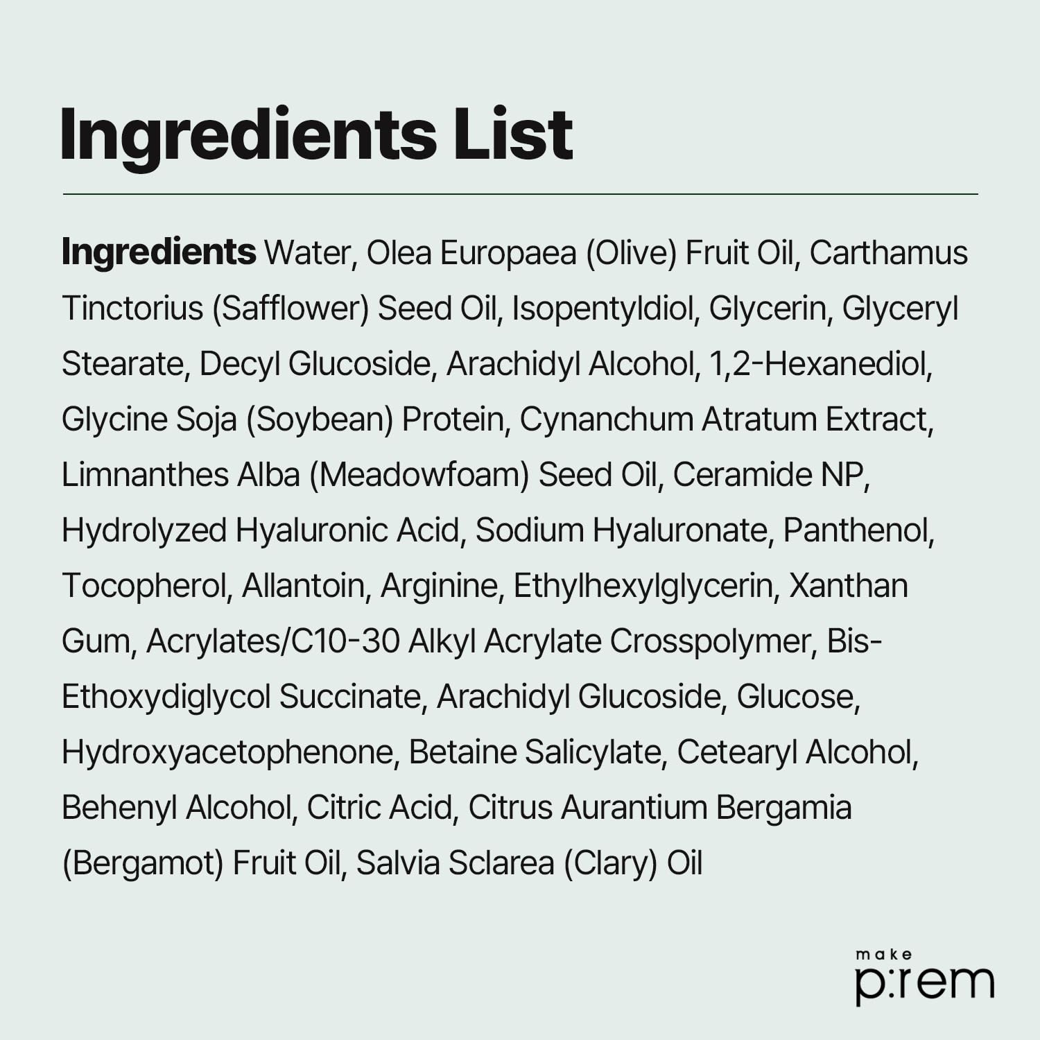 MAKE P:REM Safe Me. Relief Moisture Cleansing Milk, Hydrating Gentle Face Wash for Sensitive Skin with Soy Protein, Korean Milky Cleanser, Korean Skin Care, 16.90 fl.oz (500ml)