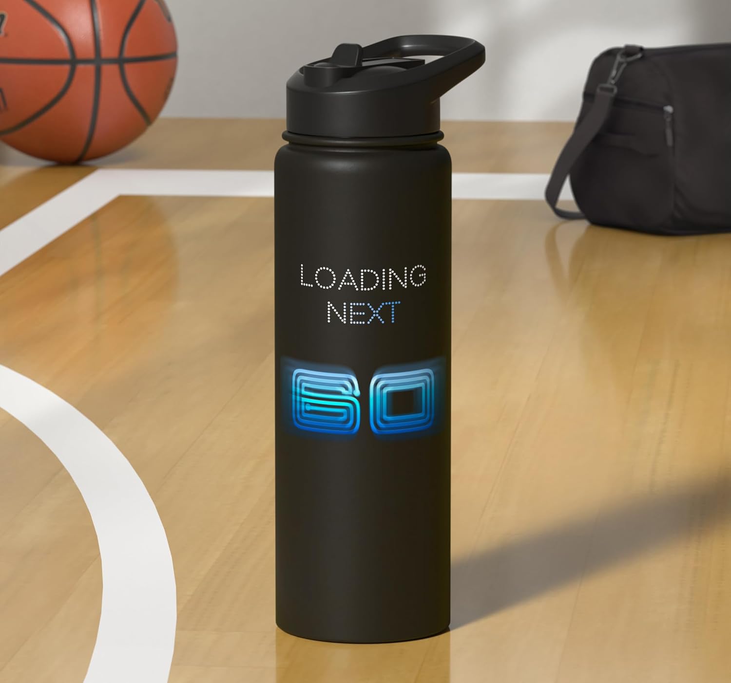 Loading Next 60-60 Year Old Retro 1966 60th Birthday Gift Stainless Steel Insulated Water Bottle