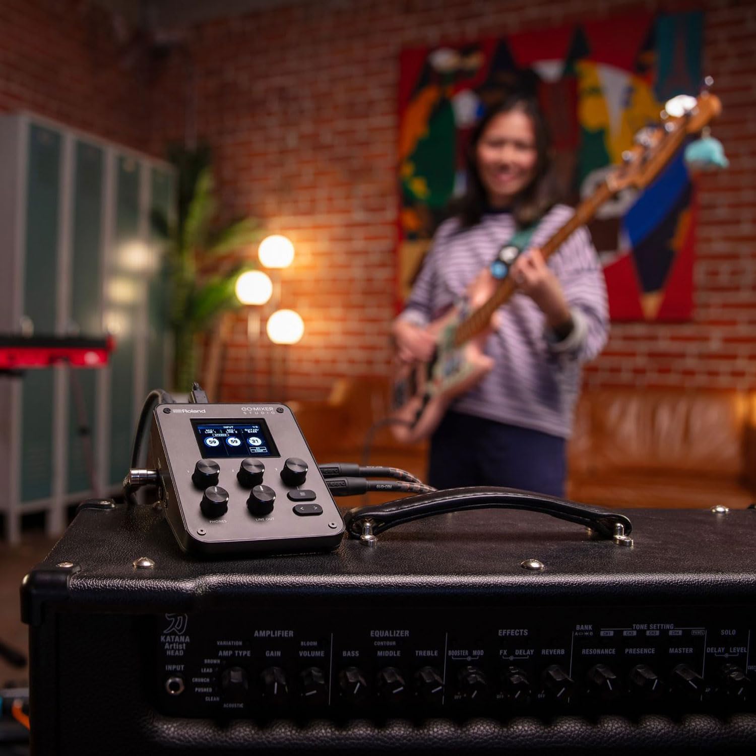 Roland GO:Mixer Studio Interface mikser audio ze słuchawkami keepdrum