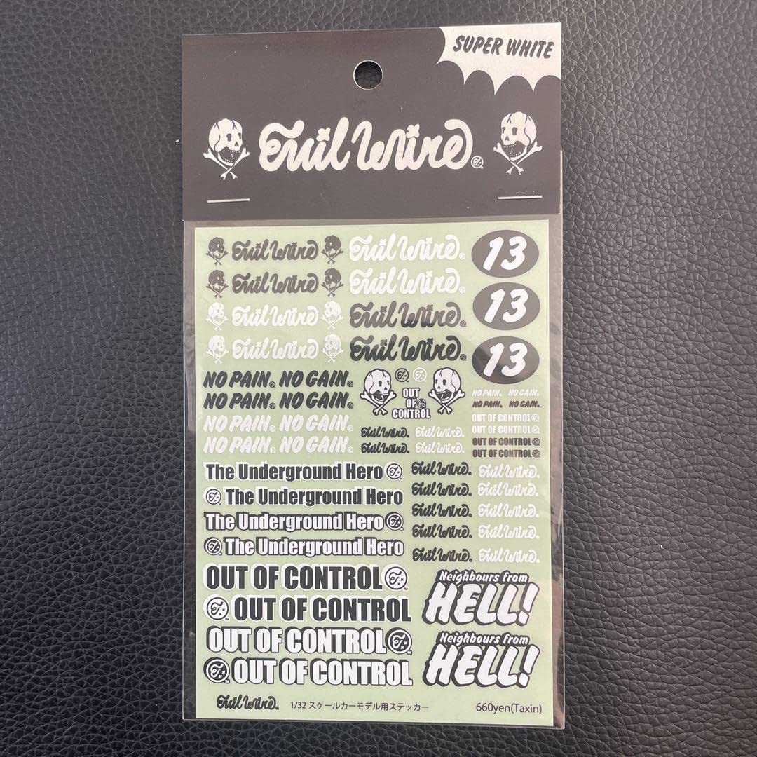 Amazon.co.jp: Evilwire 132 ステッカー イービルワイヤー ミニ四駆 