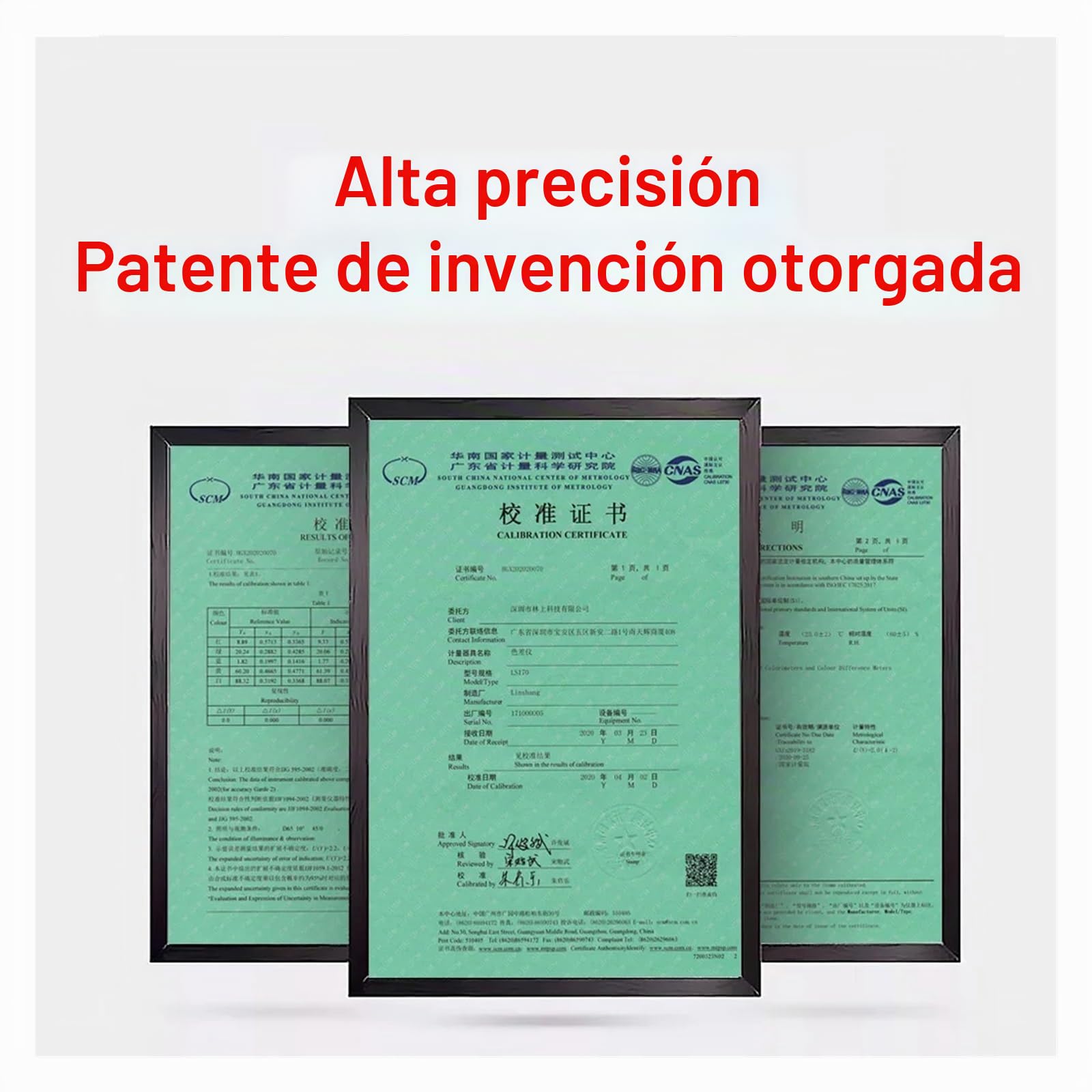 Colorímetro Digital portátil for recubrimientos, aplicación móvil, Pantone NCS Ral CMYK 45°/0°, más económico, LS170