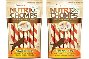 NutriChomps Dog Chews: Easy-to-Digest, Real Chicken Flavor Treats