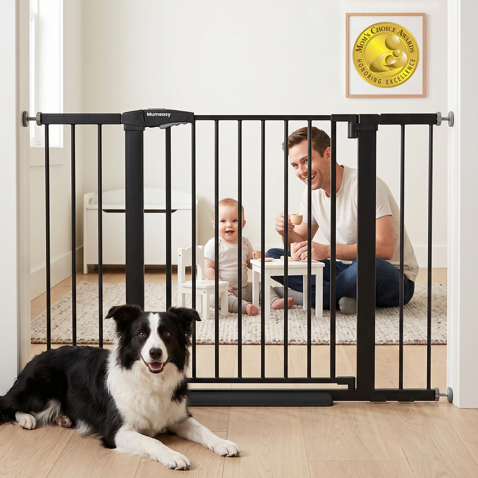 Mumeasy Baby Gate Black