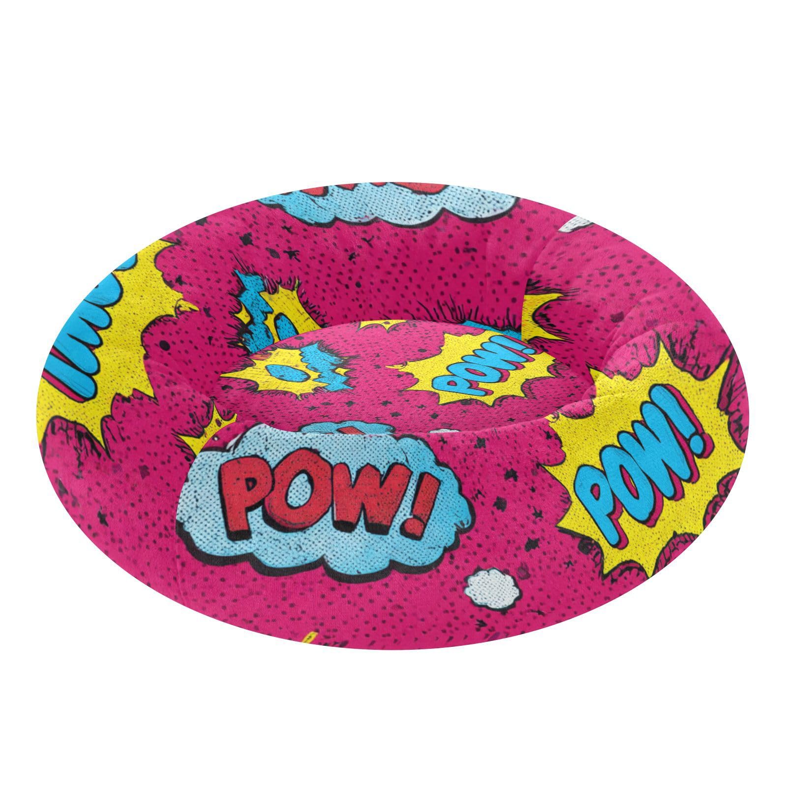 Lit chaud pour animaux graffiti pop art haut de gamme en taille M