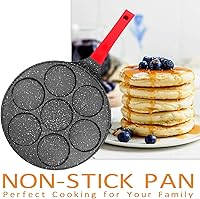 Vista 6 de Sartén para Freír Huevos, Máquina para Hacer Panqueques, Sartén para Cocinar Huevos, Mini Sartén para Tortillas y Panqueques, Sartén Antiadherente