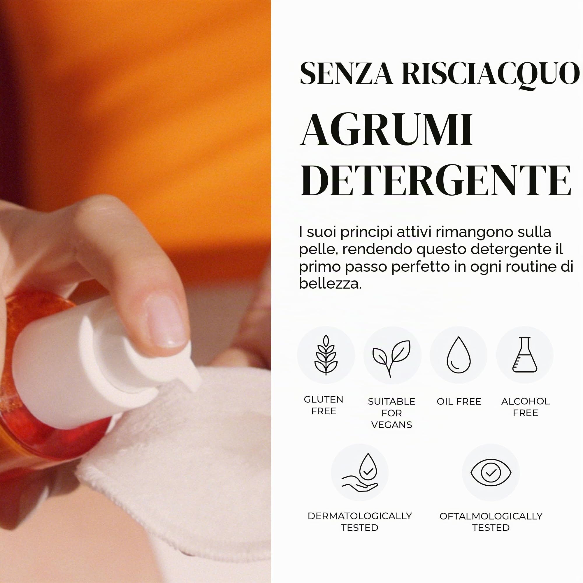 Natura Bissé C+C Acqua Micellare Detergente Vitamina | Acqua Micellare Struccante per Viso, Occhi e Labbra con Attivi Detergenti Delicati ed Estratto di Arance Amare | 200 ml