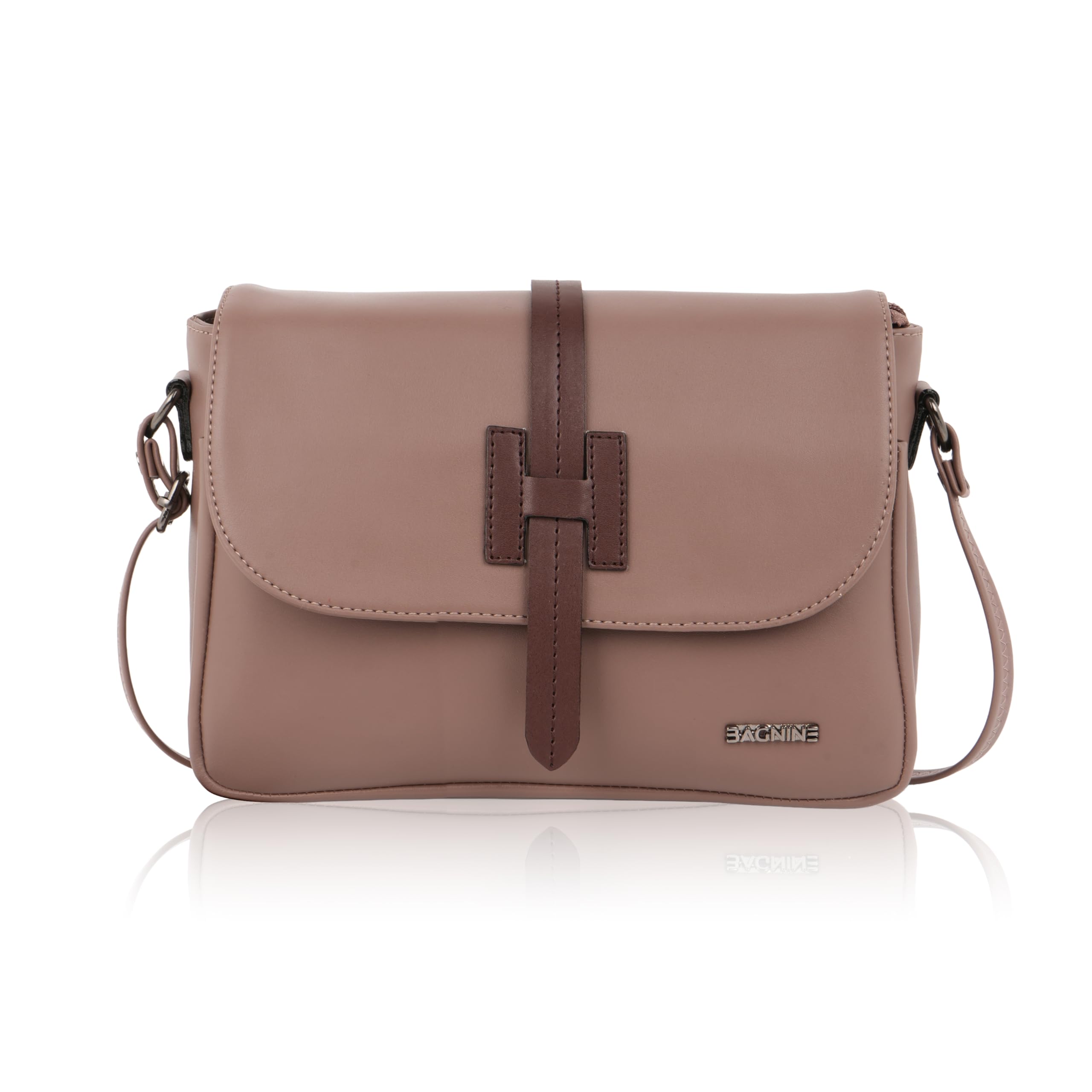 bagnine Modern Sling Bag for Women | Compact Flap Shoulder Crossbody Purse | Adjustable Strap | Smart Flap Closure | Stylish Handbag for Travel, Shopping, Casual Outings & Daily Carry-picture-17
