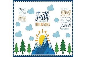 Mountain Bulletin Board Display for Holiday School Home Child Classroom