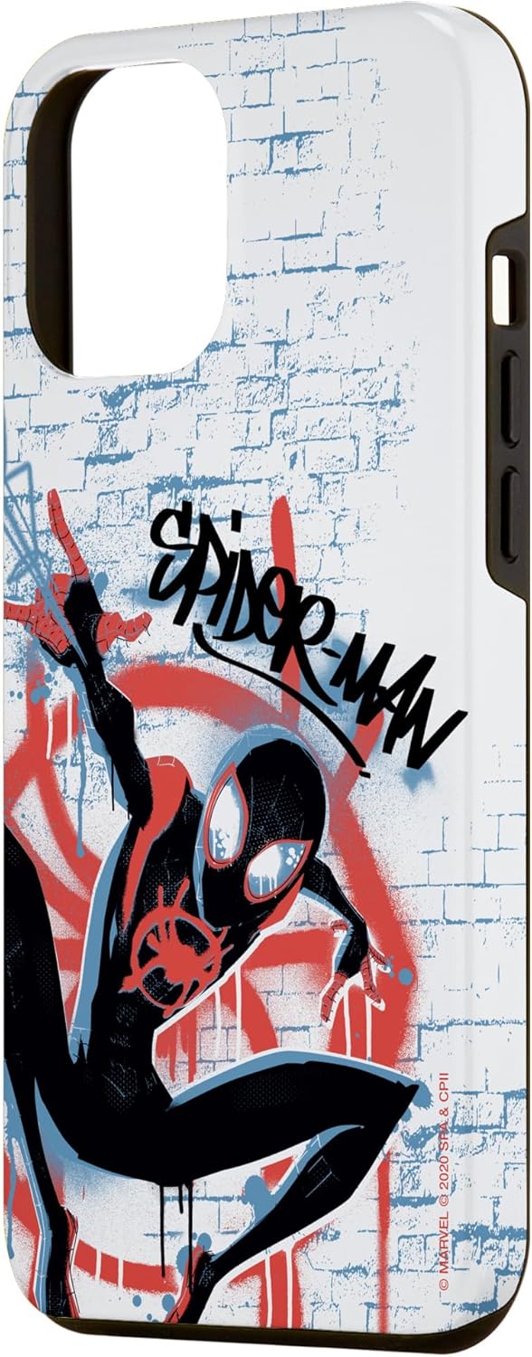 Marvel Spider-Man Into The Spider-Verse Graffiti Case for iPhone 12 Pro Max