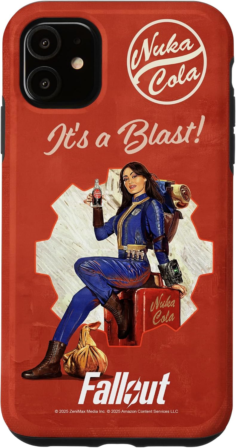 Fallout Nuka Cola Lucy It's a Blast Retro Ad Gaming TV Show Case for iPhone 16