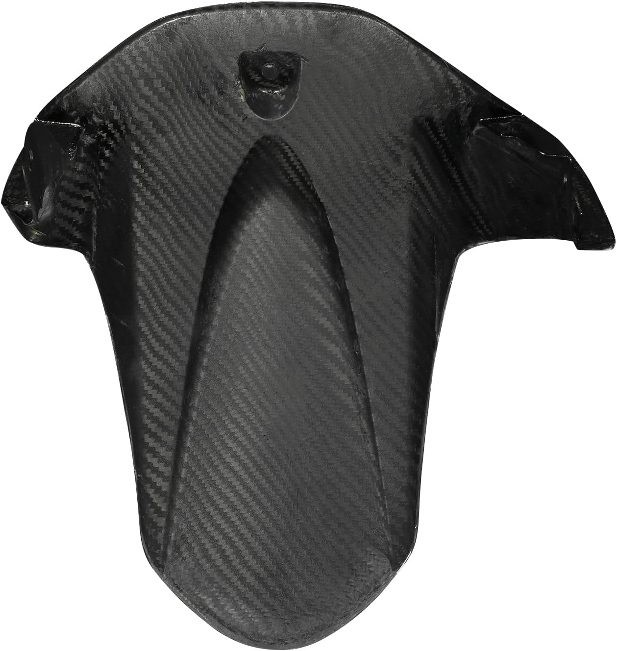 Funparts Motorcycle Carbon Fiber Rear Mudguard Tire Hugger Fender Mud Splash Guard for GSXR 600 750 GSXR600 GSXR750 2011-2019 2021-2024 | Glossy Weave Finish
