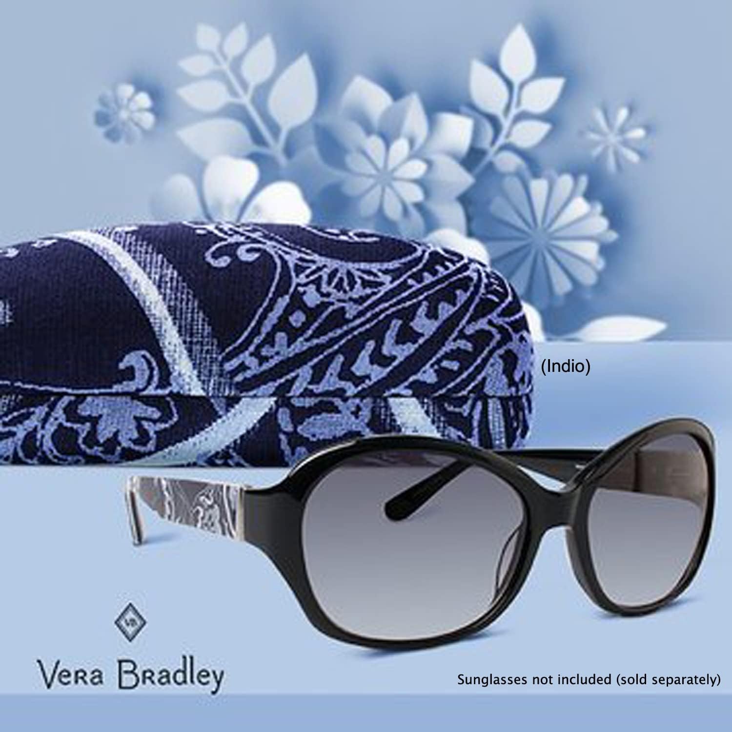 Vera Bradley Sunglasses/Eyeglasses Clamshell Hard Case