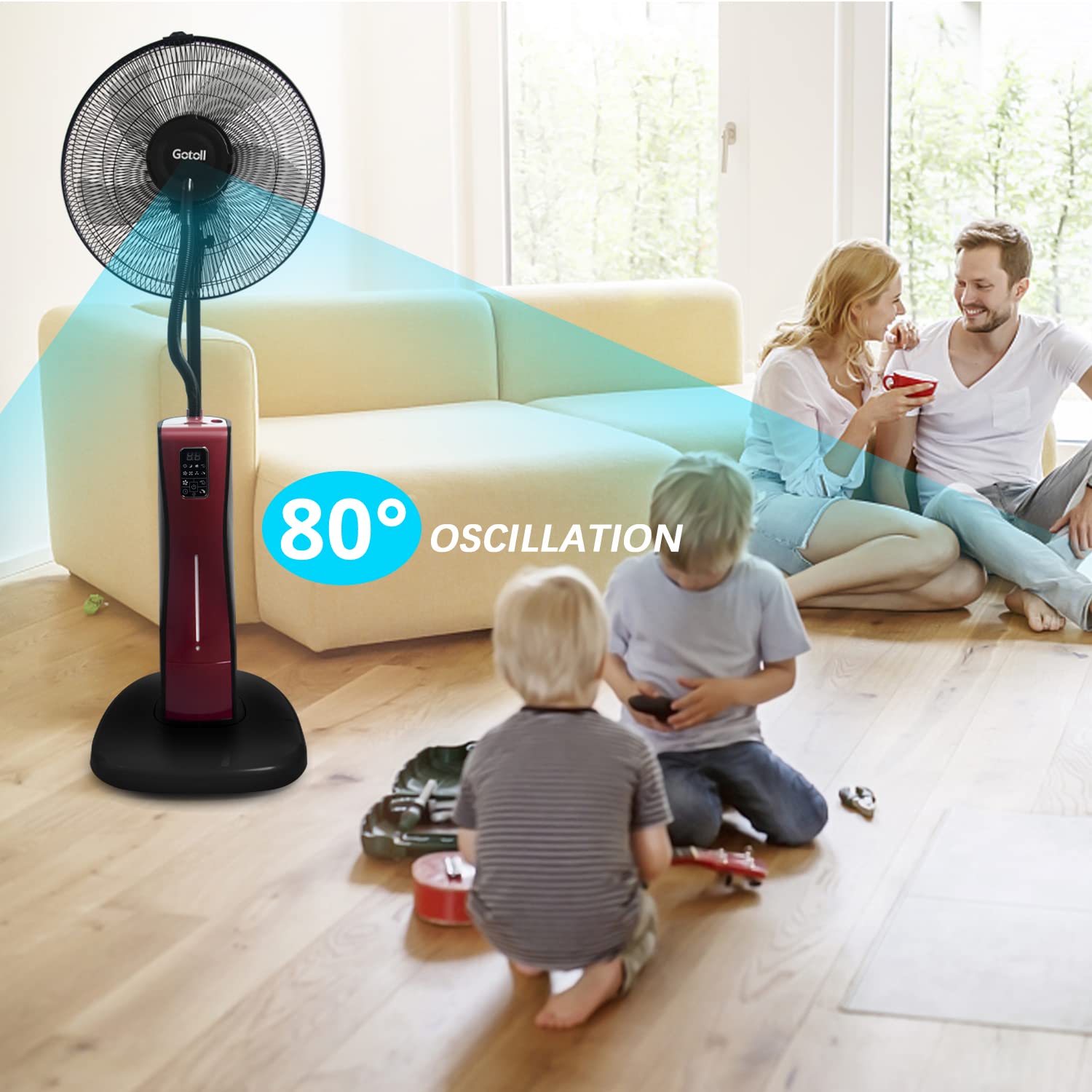Tristar VE-5935 Vloerventilator met Diameter van 45 cm