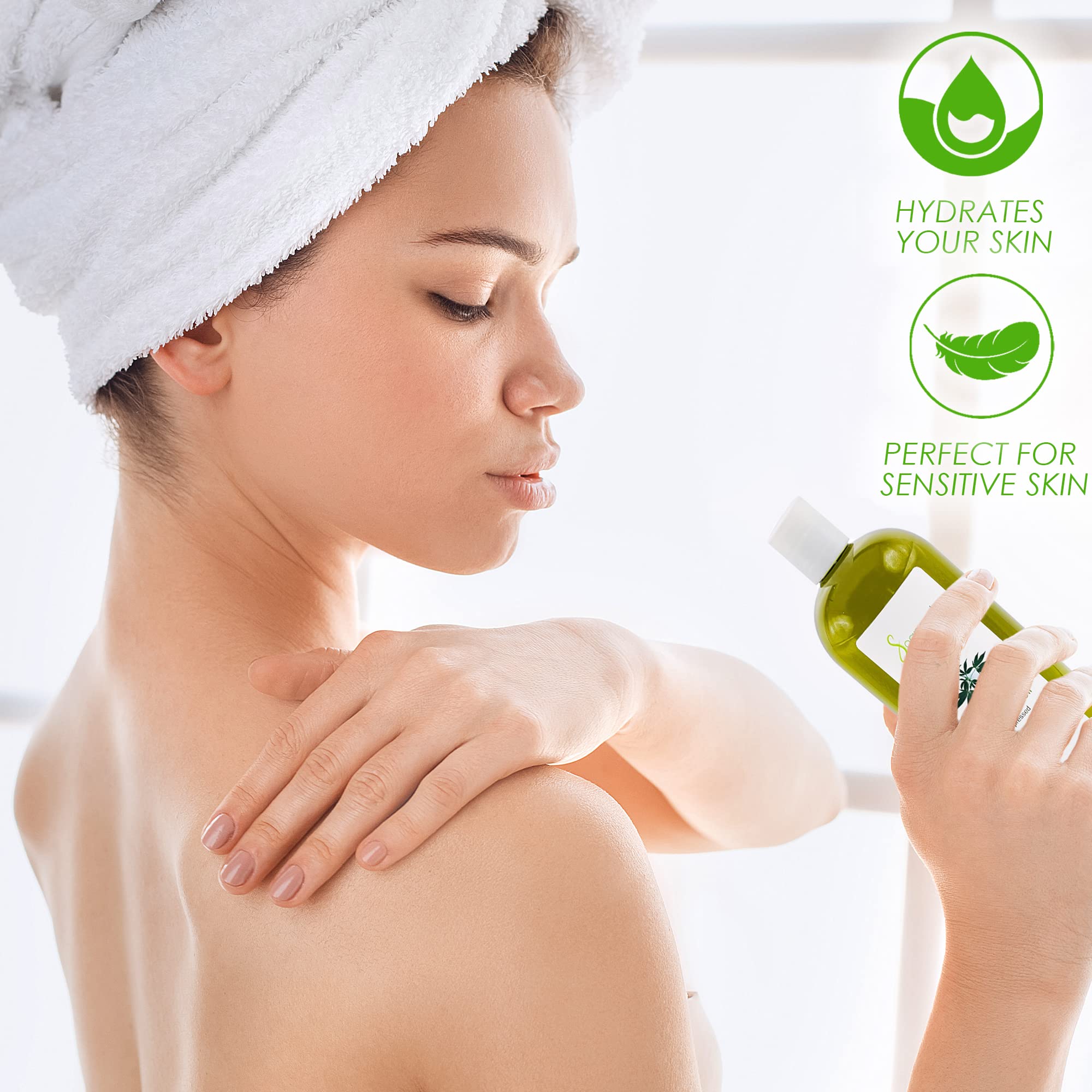 Soapeauty Unrefined Cold Pressed Hemp Seed Oil