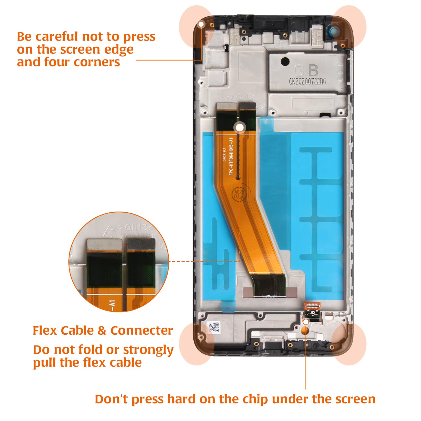 Écran LCD Complet Neuf Pour Samsung Galaxy M11 (M115F) - Noir, Sur Châssis, Original