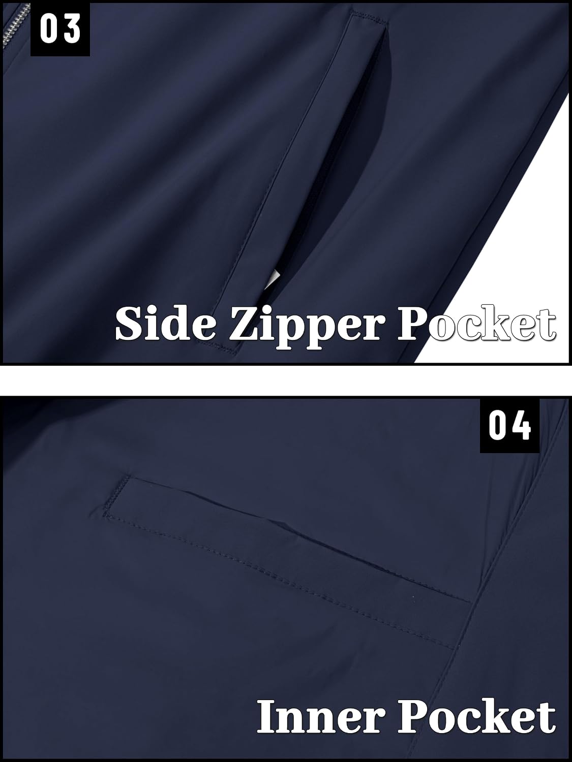 TACVASEN Men's Bomber Jacket Lightweight Casual Windproof Running Spring Windbreaker Sportswear Outerwear