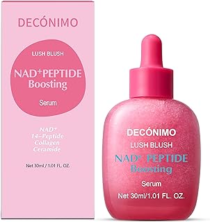 DECÒNIMO NAD+ Peptide Boosting Smoothie Serum – Anti-Aging with 5 Ceramides & Vegan Collagen, Hydrating Antioxidant Serum for Firmness, Wrinkles & Radiant Glow (1.01oz / 30ml)