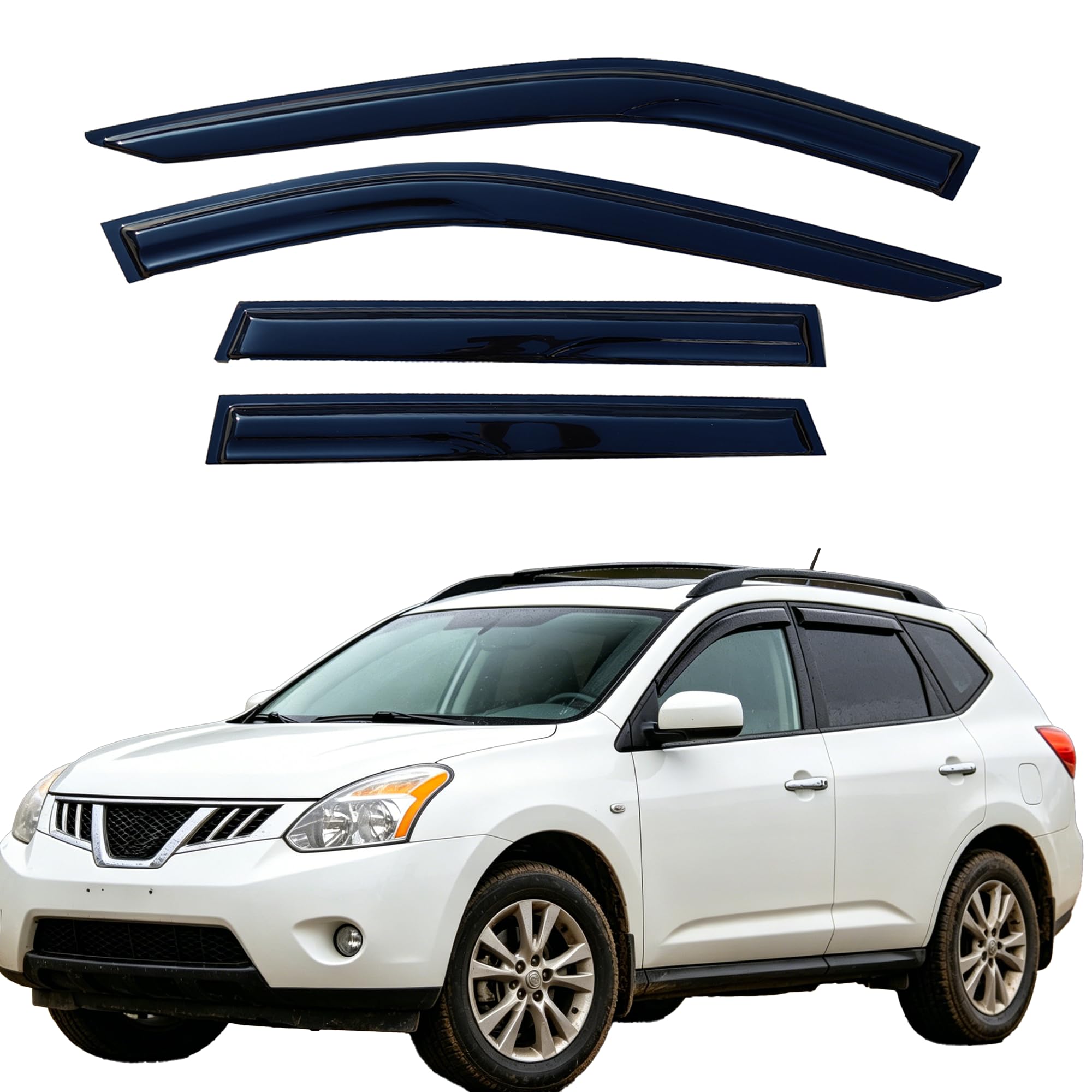 LIKDIKDIK Out-Channel Window Visors (Nissan Rogue)