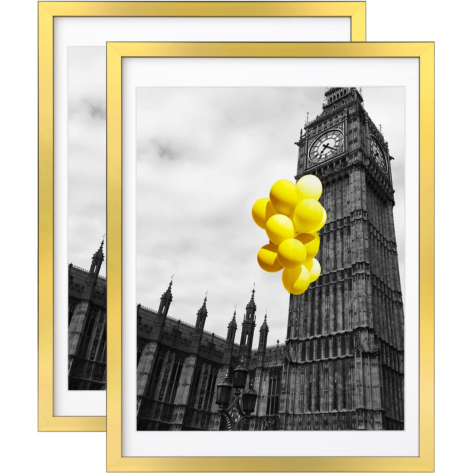BSRHOME 12x16 Picture Frames Set of 2, Gold