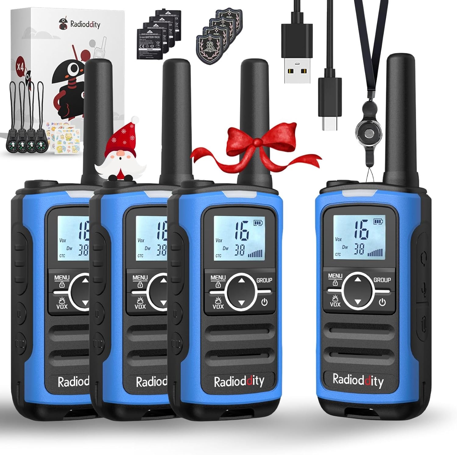 Radioddity FS-T8 Walkie Talkies for Kids Rechargeable