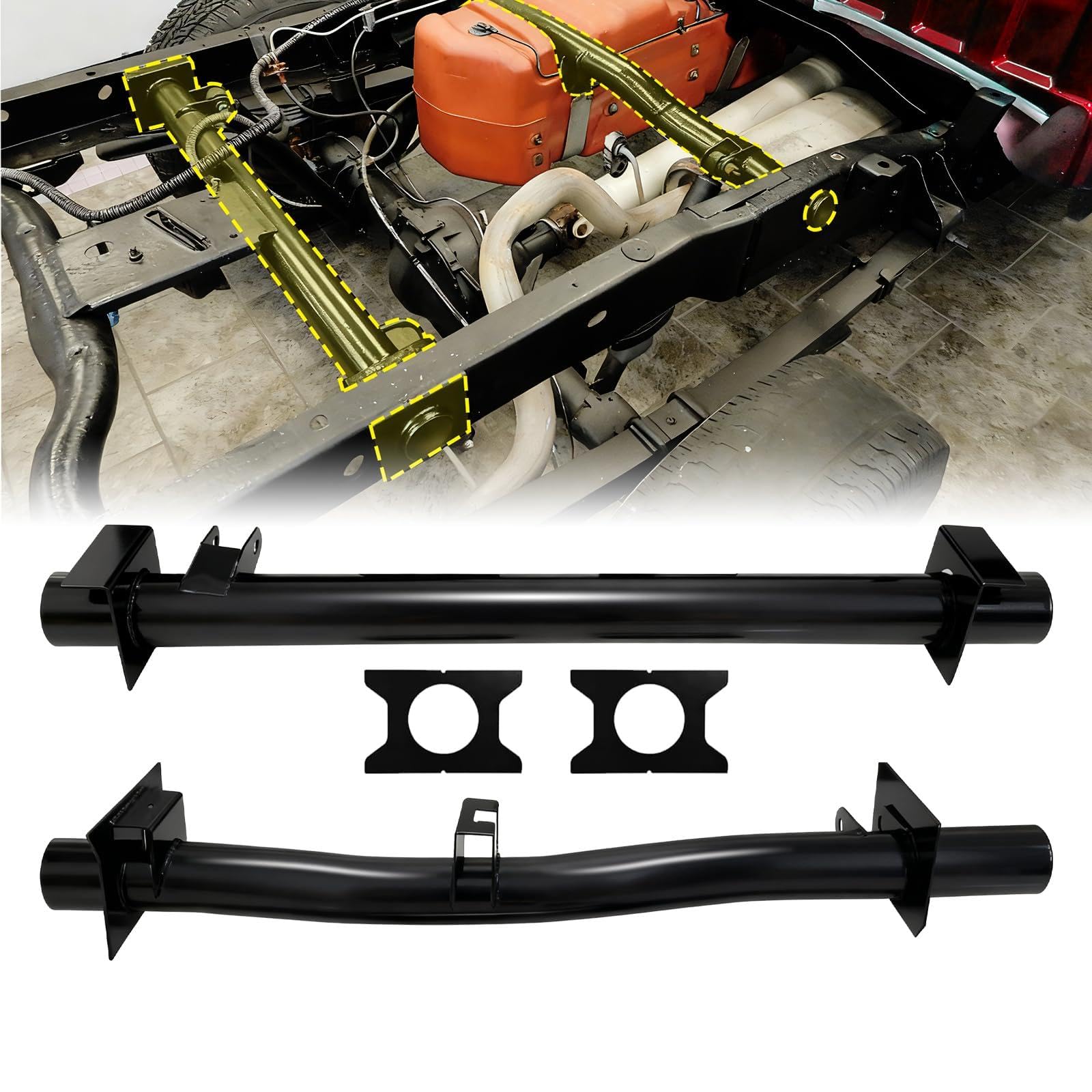 Photo 1 of EONECROSS 2-Piece Rear Crossmember Kit for Silverado Sierra 1500/2500