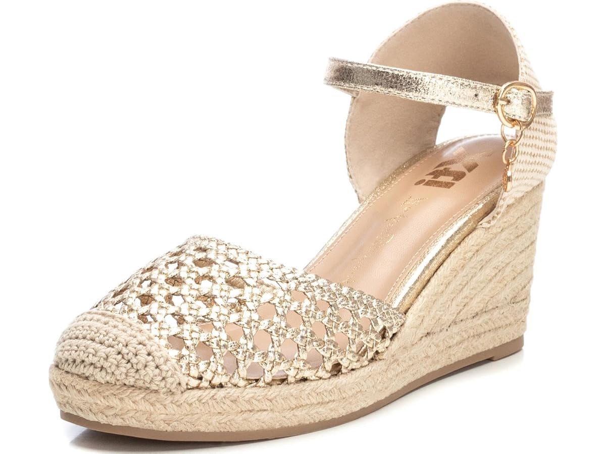 XTI Zeppe 142893 Oro - Altezza Zeppa 8cm : Amazon.it: Moda