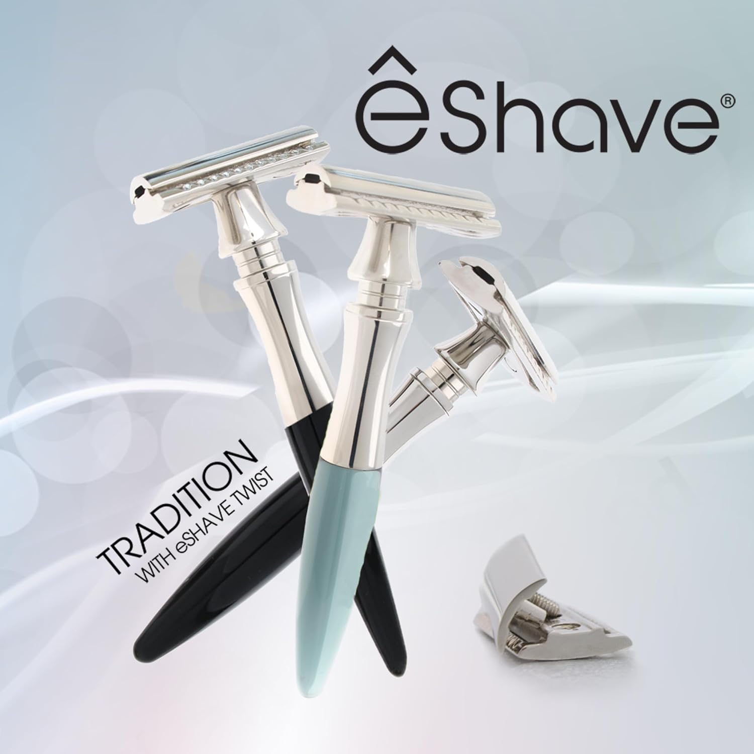 êShave Double Edge Razor, Blue