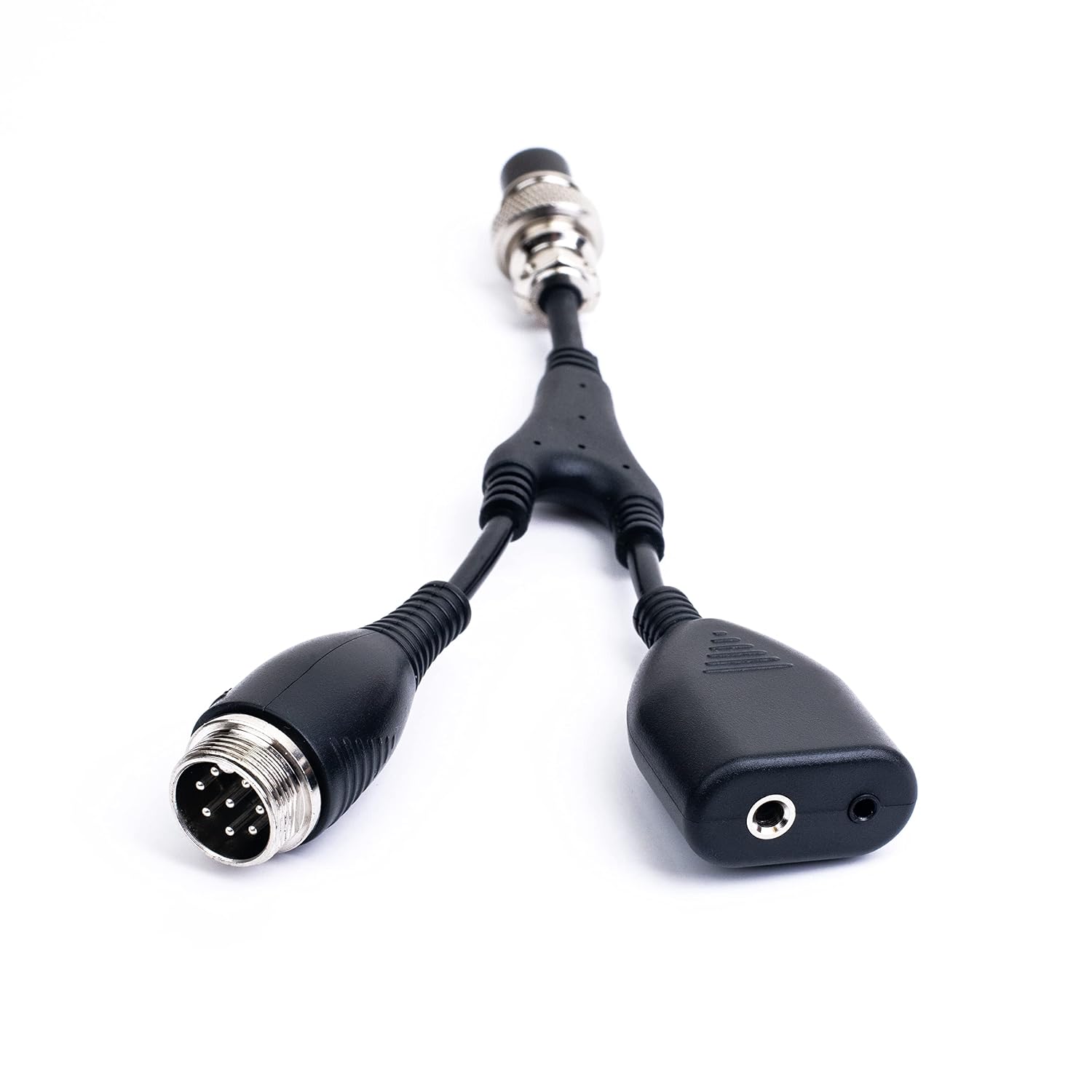 BTECH GMRS-20V2 Enhanced Audio Adaptor Kit: 25' WP02 Remote Speaker Mic, Replacement Hand Mic, and 8-Pin to K1 Splitter Cable for BTECH GMRS-20V2 and Kenwood K1 Style Accessories Compatibility image 4