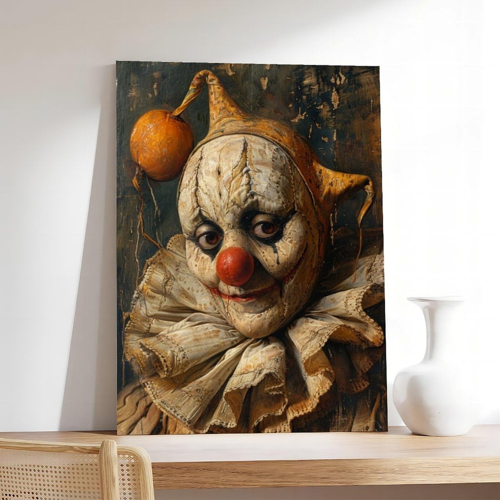 Commedia Dell' Poster su tela da parete, stampa artistica da parete, 60 x 90 cm