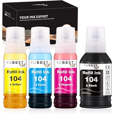 epson ecotank 104 black ink bottle