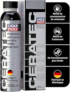 Liqui Moly Cera Tec 3721 - Additif d'huile céramique anti-usure pour moteurs essence et diesel - Fonctionnement plus silencieux, frottement réduit et consommation de carburant réduite - 300 ml