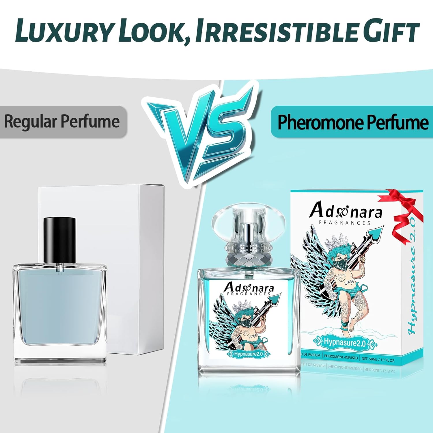 Original Pheromone for Men's Hypnasure 2.0 - Infused Cologne [2025 Upgraded] - Real Pheromone Perfume EDP Fragrance -Long Lasting - Enhance Attraction Valentine's Day Gift 1.7 Fl Oz - Image 5