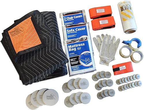 Kit de mudanza, completo para un estudio o 1 dormitorio. Correas móviles Forearm Forklift incluidas