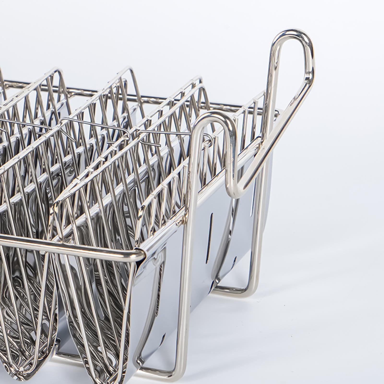 Taco-Frittierkorb 4 Schalen Tortilla-Rack Aus Edelstahl