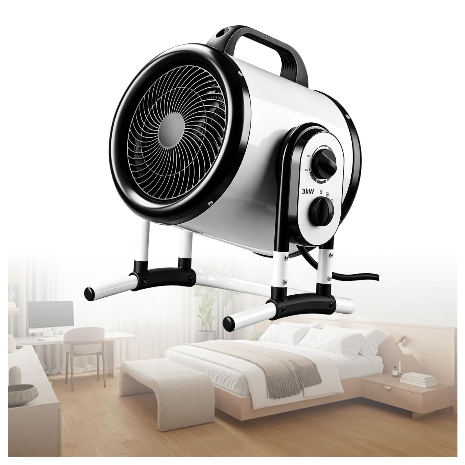 Riscaldatore Industriale di Piccole Dimensioni, 3000W/220V