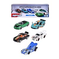 Majorette – Porsche 5 Pieces Giftpack – Set Auto Sportive in Metallo Die
