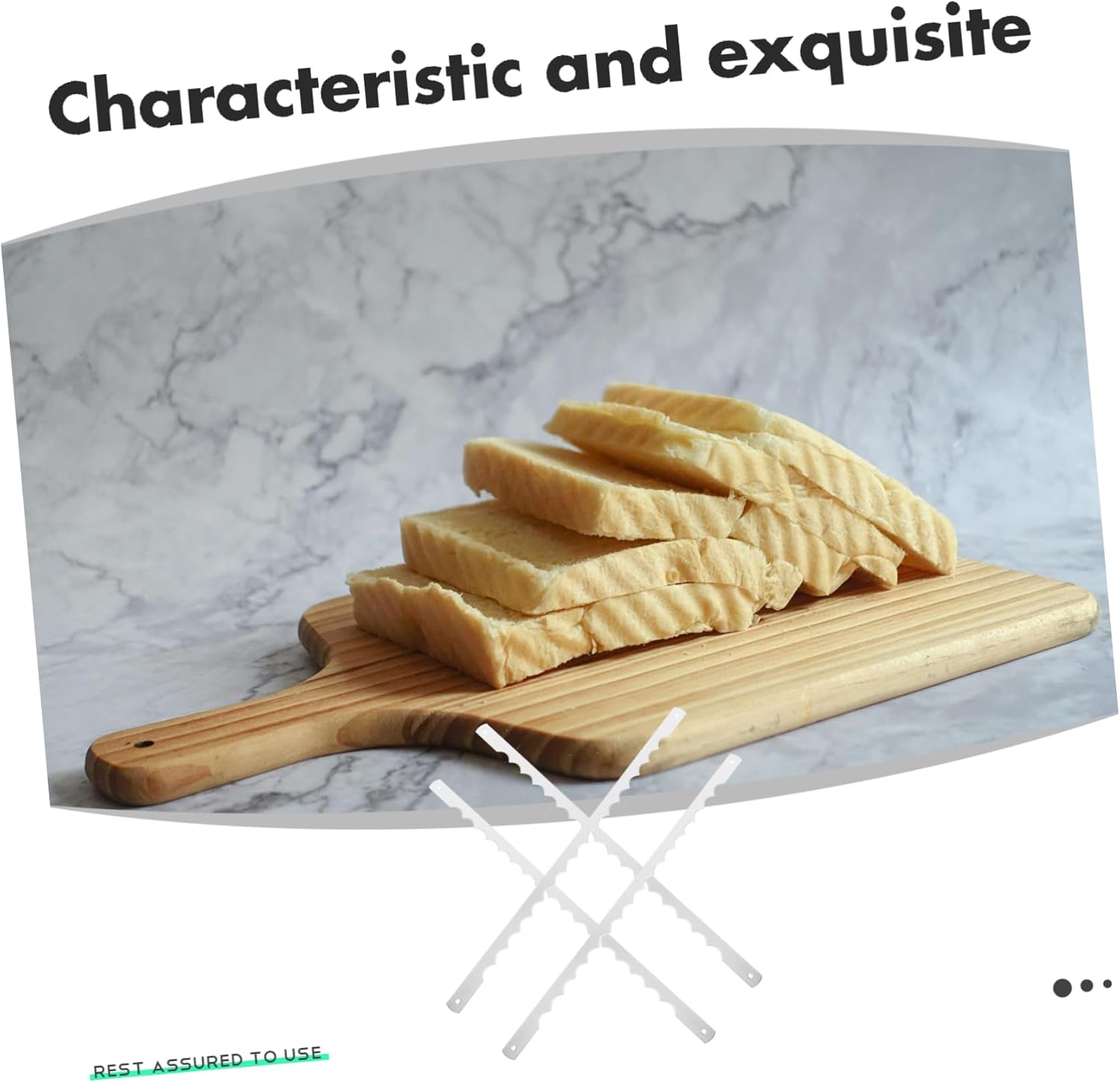 20pcs Banaton Bread Maker Accessories Bread Slicer Blade Reusable Slicer Blades for Machine