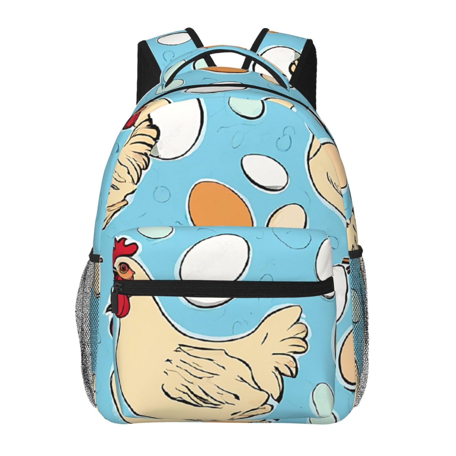 Sac d'école noir pour filles avec bandoulière réglable confortable - 3