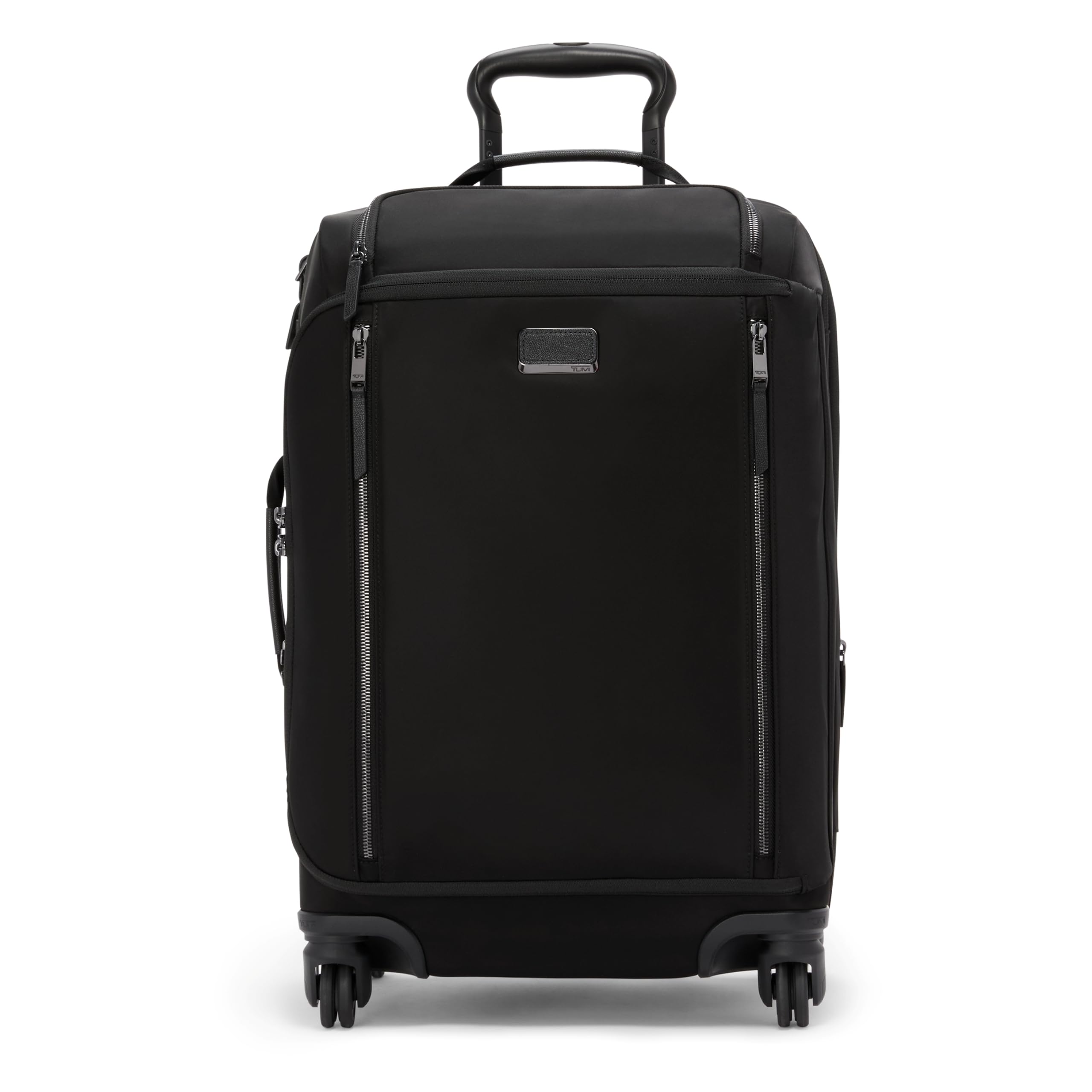 TUMI - Voyageur Leger 4 Wheel Carry-On Luggage - Lightweight and Spacious, Sleek Silhouette, Durable Women's Suitcase - 21.8" International Expandable Carry-On, Black with Gunmetal Hardware