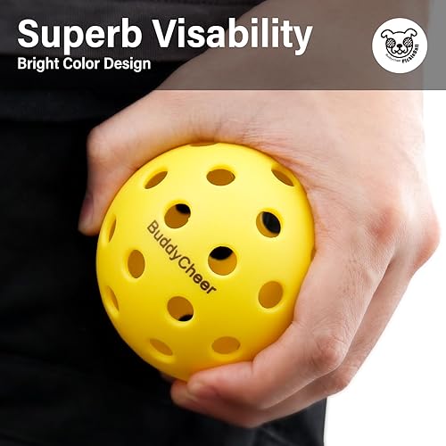 Miniatura 4 de Pickleball - Juego de 4 palas de pickleball, pala de pickleball, madera de primera calidad, agarre acolchado ergonómico, regalos de pickleball para