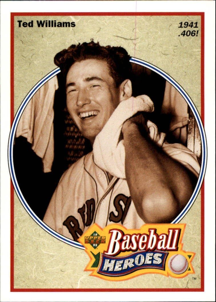 1992 Upper Deck Williams Heroes #29 Ted Williams MLB Baseball Trading Card
