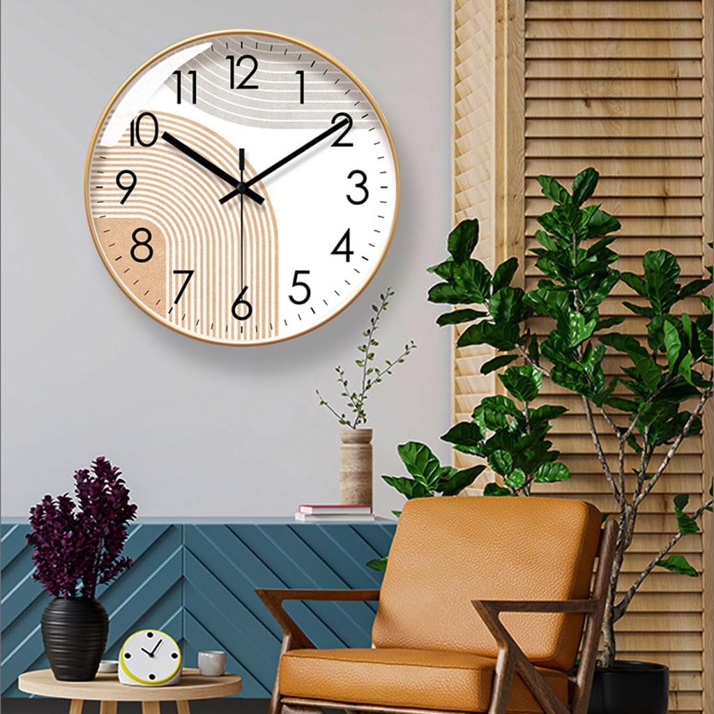 Orologio da parete Orologio da parete Orologio da parete semplice Orologio da soggiorno Orologio da parete Orologio al quarzo silenzioso con secondi di scansione Reloj De Pared(A)