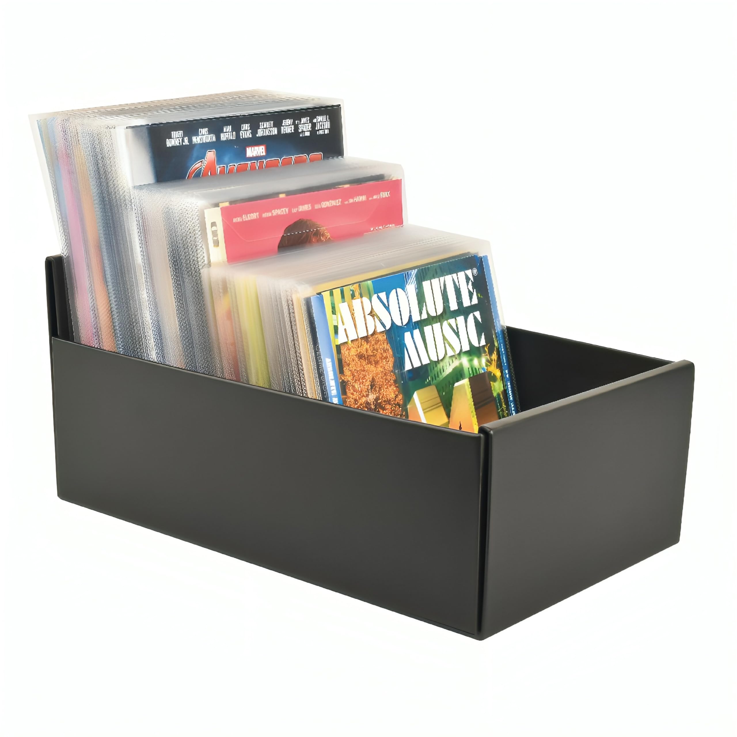 Tarifold 10290 - Contenitore per DVD, CD, Blu-ray e videogiochi, colore: Nero