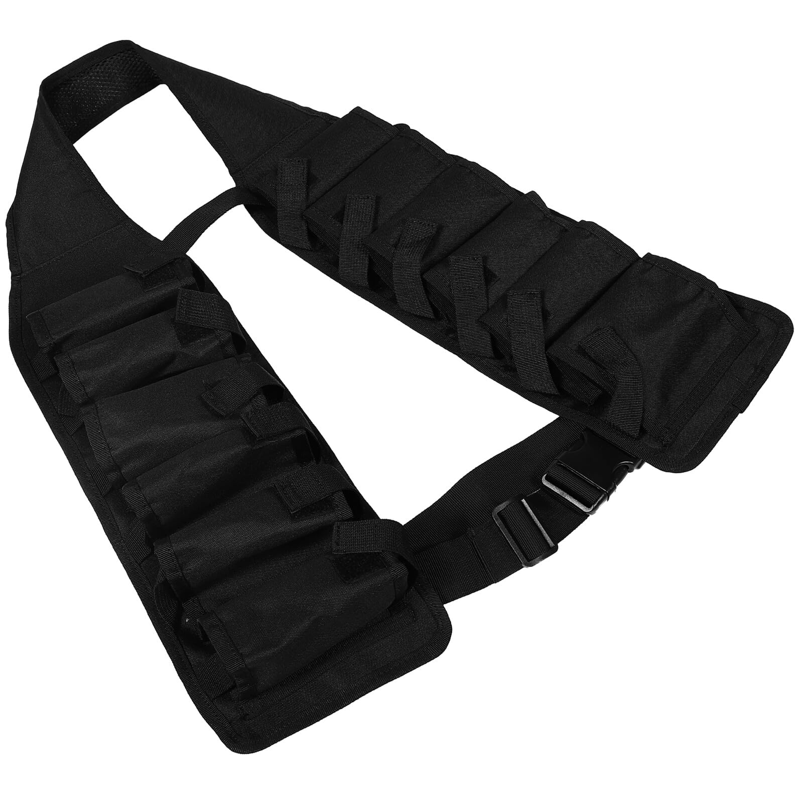 Ceinture de Bière Portable en Tissu Oxford Noir, Légère et Facile à Transporter Ambiance Bavaroise Lors de Barbecue en Plein Air ou Fête