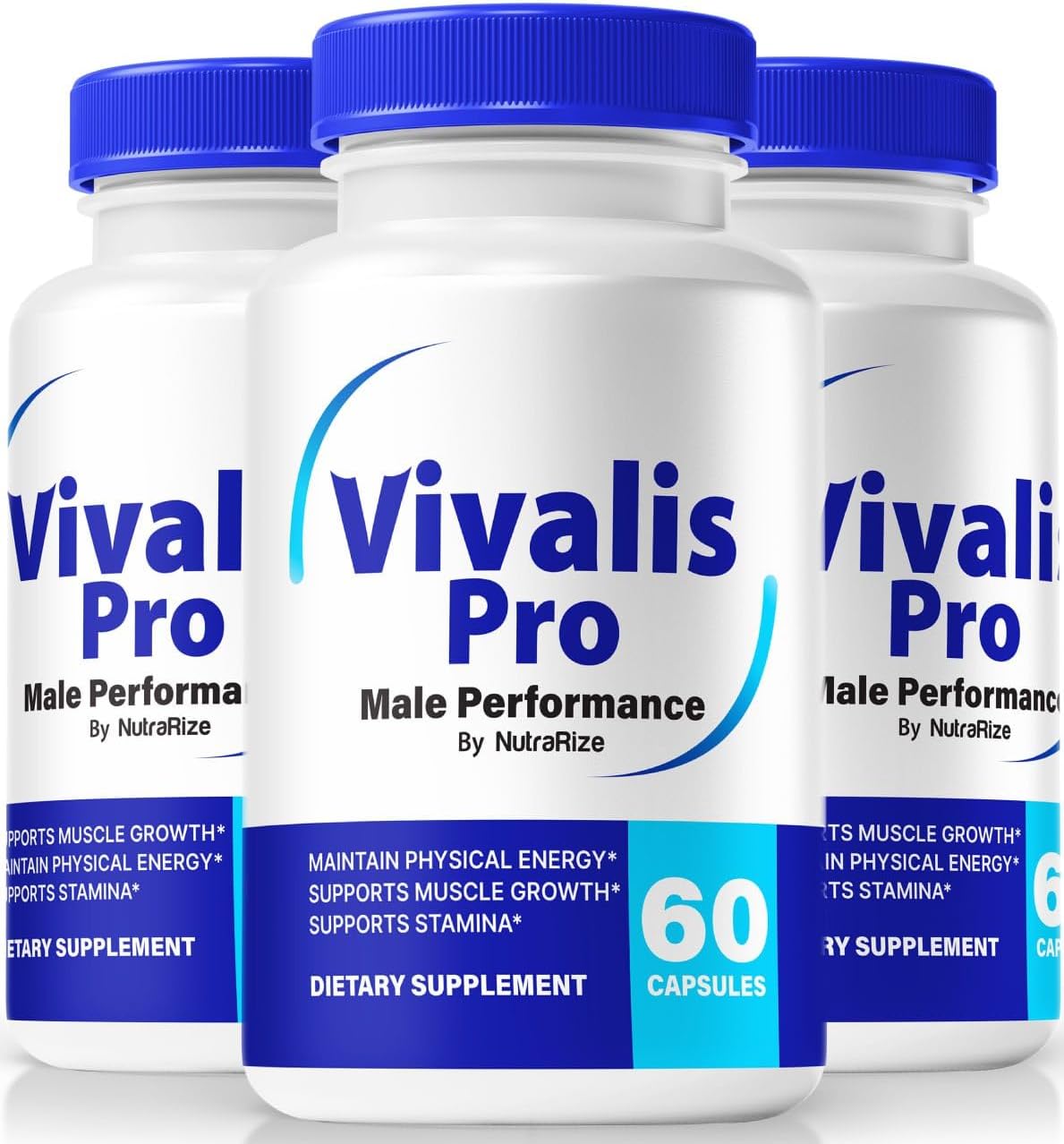 (3 Pack) Vivalis Pro Pills - Premium Male Formula for Fast Acting Energy, Endurance, and Performance, Vivalis Pro Capsules for an Active & Balanced Lifestyle, Official Viva Lis Pro (180 Capsules)