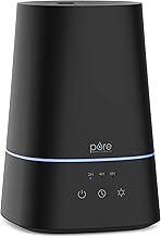 Pure Enrichment® HUME™ Max - Easy Top Fill Ultrasonic Cool Mist Humidifier, 3.7 L (1 Gallon) Tank, 3 Mist Settings + Auto Shut-Off Timer - Ideal for Large Bedrooms, Baby Nurseries and Offices (Black)
